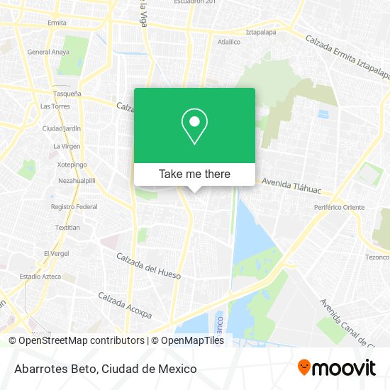 Abarrotes Beto map