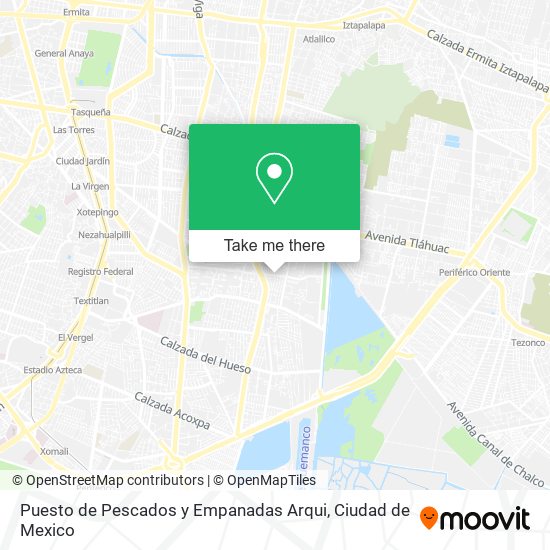 Puesto de Pescados y Empanadas Arqui map