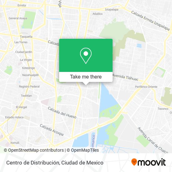 Mapa de Centro de Distribución