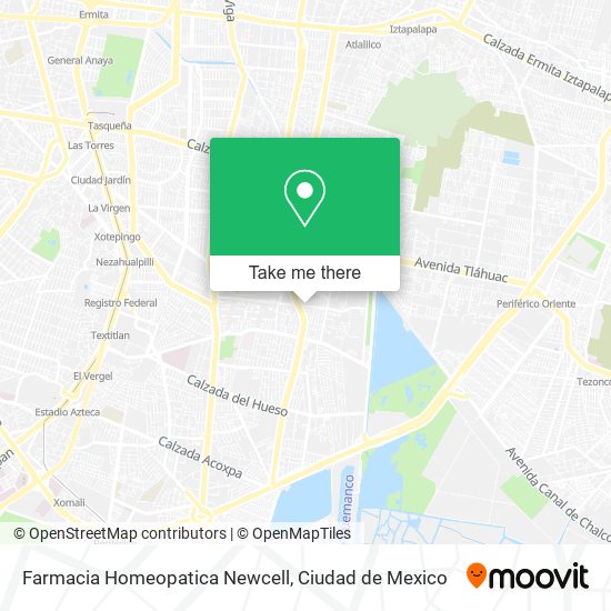 Farmacia Homeopatica Newcell map