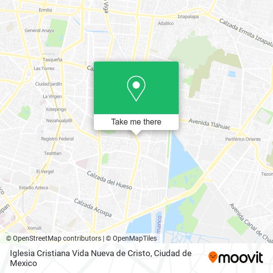 Iglesia Cristiana Vida Nueva de Cristo map