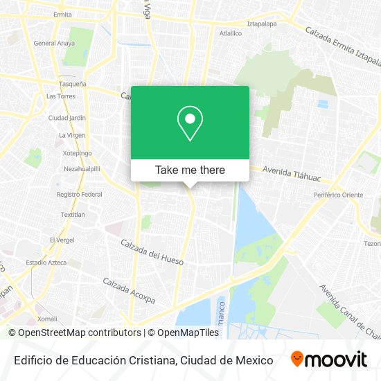 Edificio de Educación Cristiana map