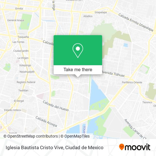 Iglesia Bautista Cristo Vive map