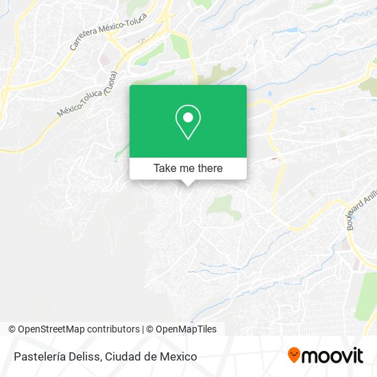 Mapa de Pastelería Deliss