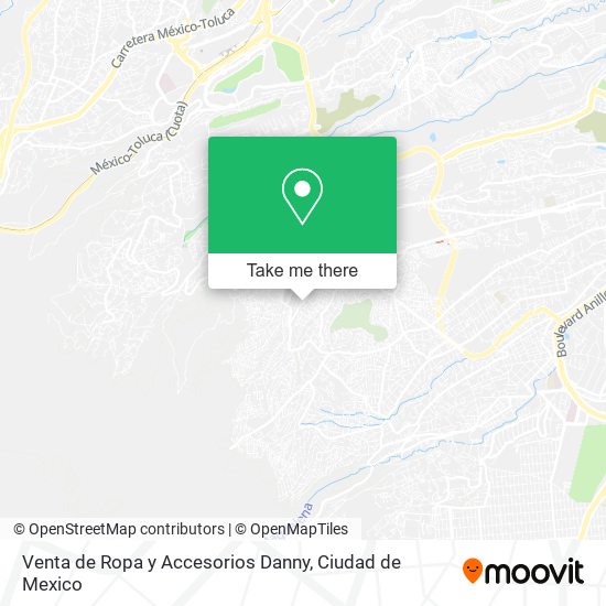 Mapa de Venta de Ropa y Accesorios Danny