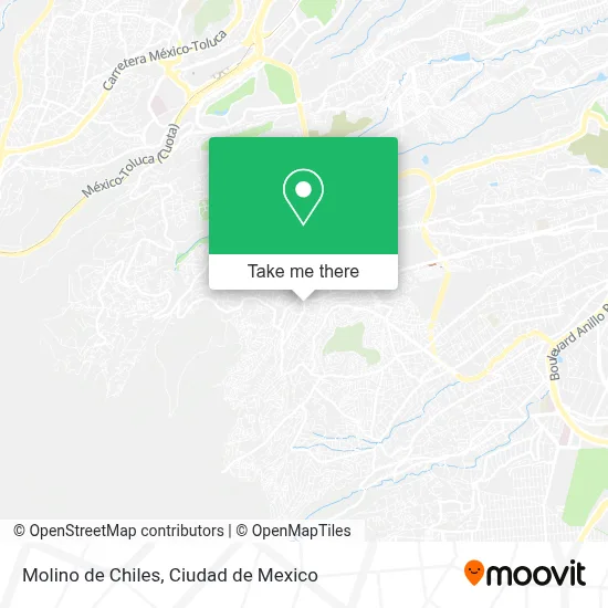 Molino de Chiles map