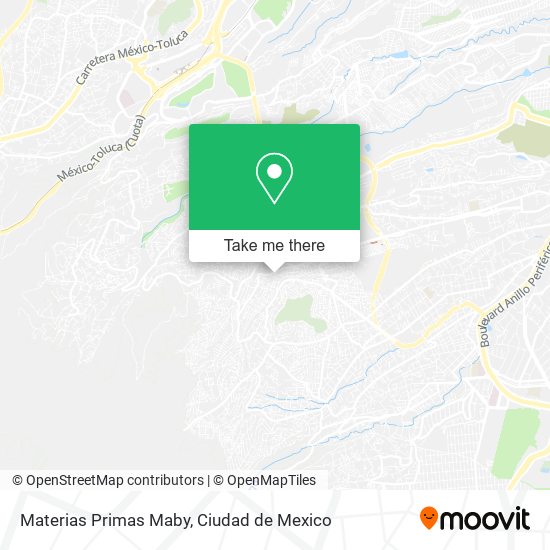 Materias Primas Maby map