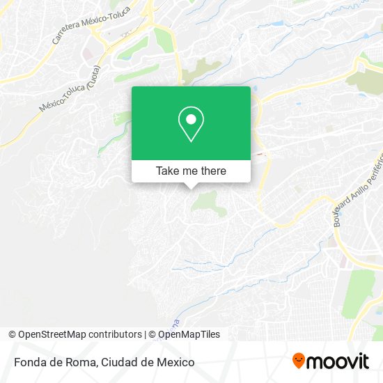 Fonda de Roma map