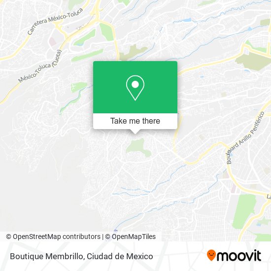 Boutique Membrillo map