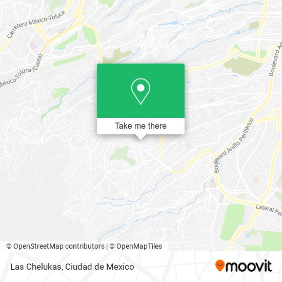 Las Chelukas map