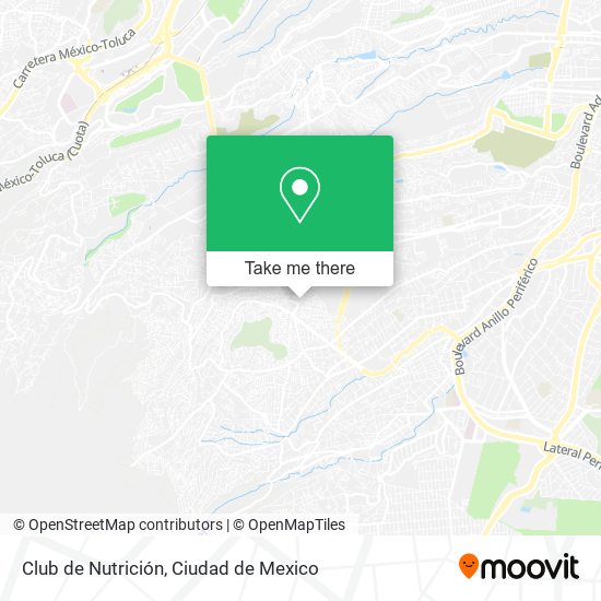 Mapa de Club de Nutrición