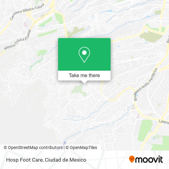 Hosp Foot Care map