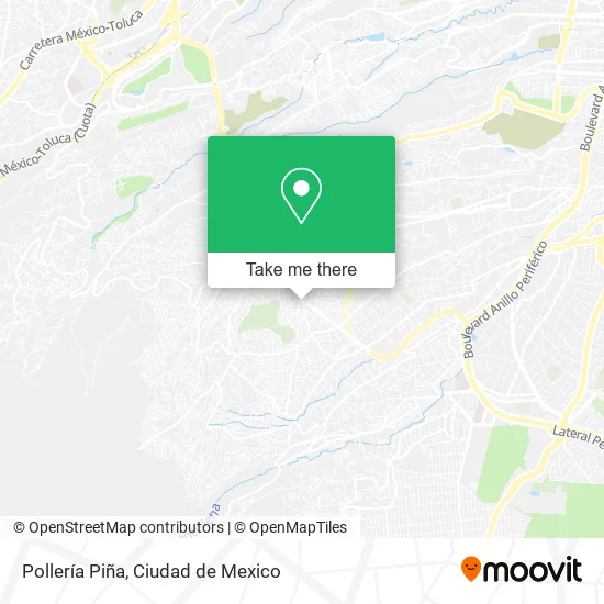 Mapa de Pollería Piña