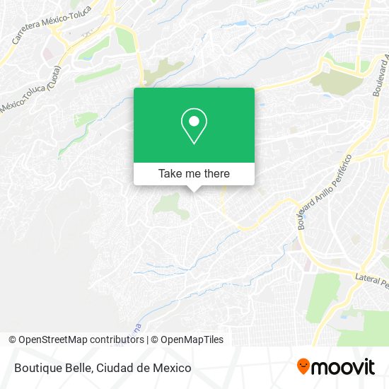 Mapa de Boutique Belle