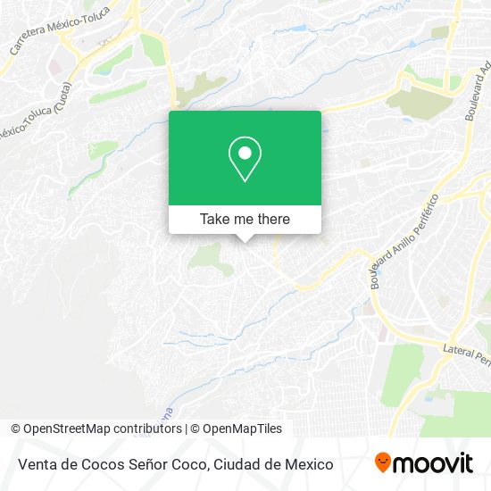 Venta de Cocos Señor Coco map