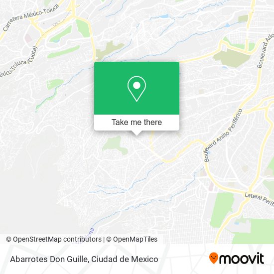 Abarrotes Don Guille map