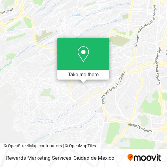 Mapa de Rewards Marketing Services