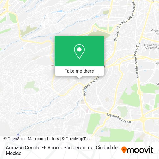 Amazon Counter-F Ahorro San Jerónimo map