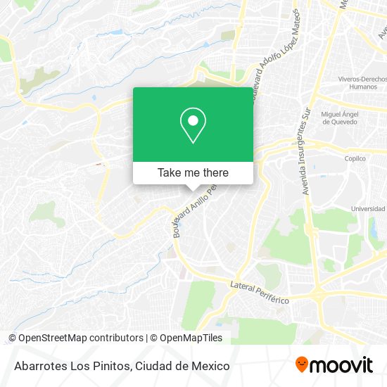 Abarrotes Los Pinitos map