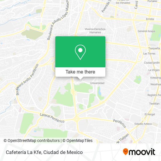 Cafetería La Kfe map