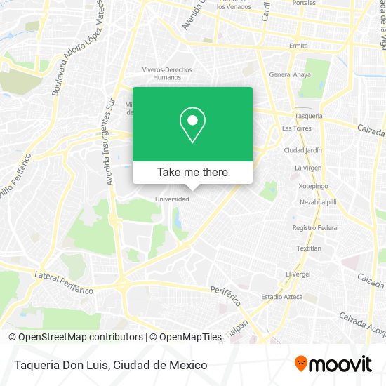 Taqueria Don Luis map