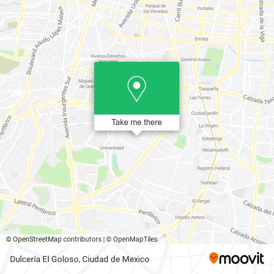 Dulcería El Goloso map