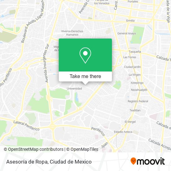 Asesoría de Ropa map