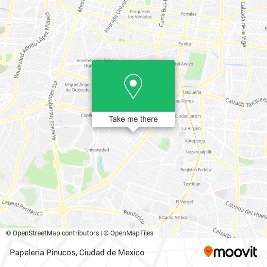 Papeleria Pinucos map