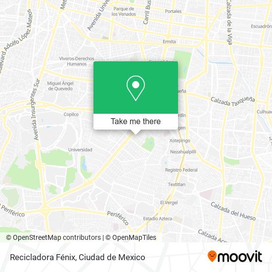 Recicladora Fénix map