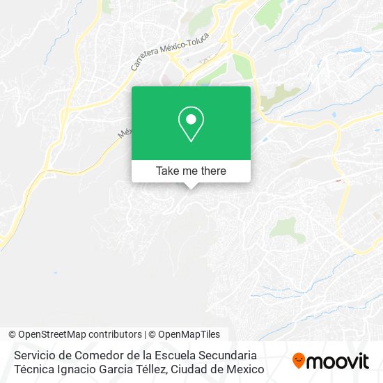 Servicio de Comedor de la Escuela Secundaria Técnica Ignacio Garcia Téllez map