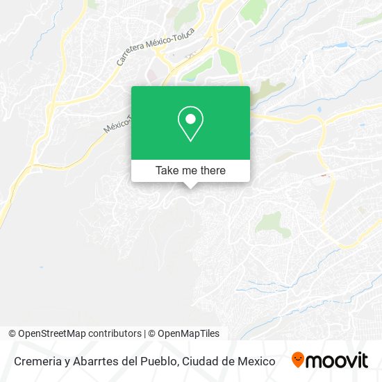 Mapa de Cremeria y Abarrtes del Pueblo