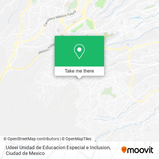 Mapa de Udeei Unidad de Educacion Especial e Inclusion