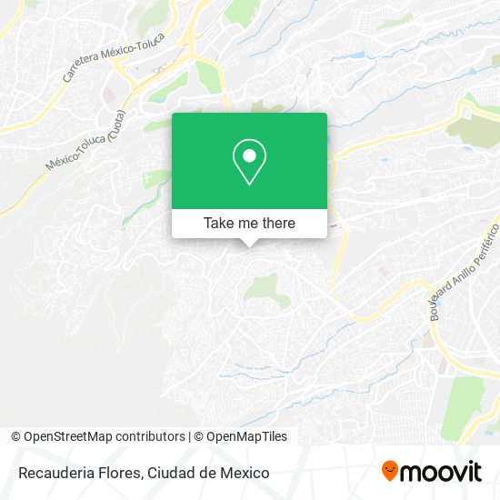 Recauderia Flores map