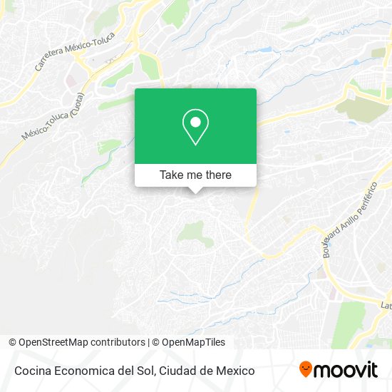 Cocina Economica del Sol map