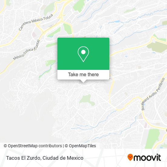 Mapa de Tacos El Zurdo