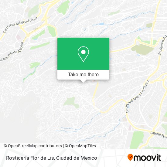 Rosticería Flor de Lis map