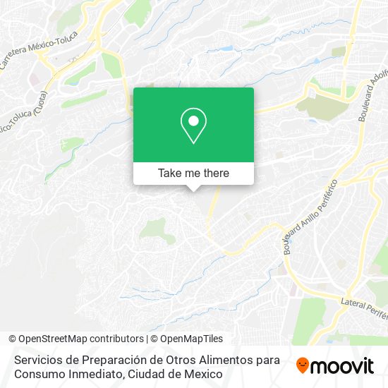 Servicios de Preparación de Otros Alimentos para Consumo Inmediato map