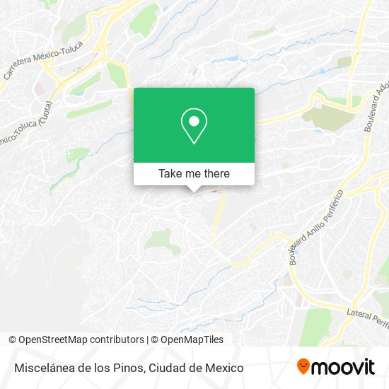 Miscelánea de los Pinos map