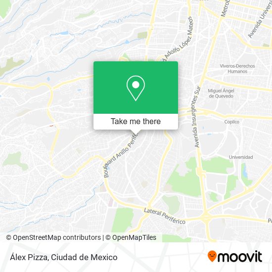 Álex Pizza map