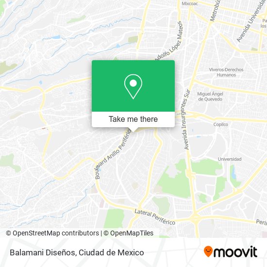 Balamani Diseños map
