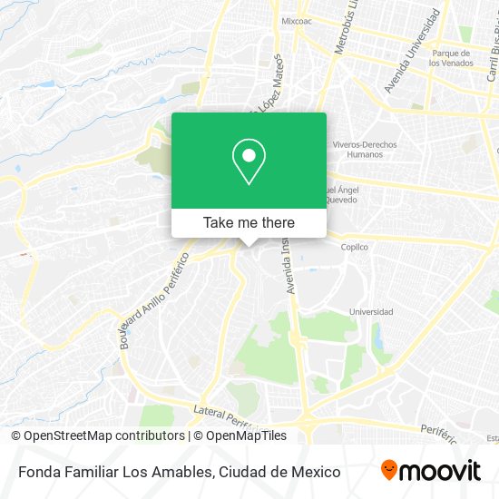 Fonda Familiar Los Amables map