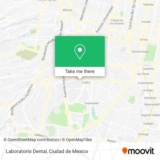 Laboratorio Dental map