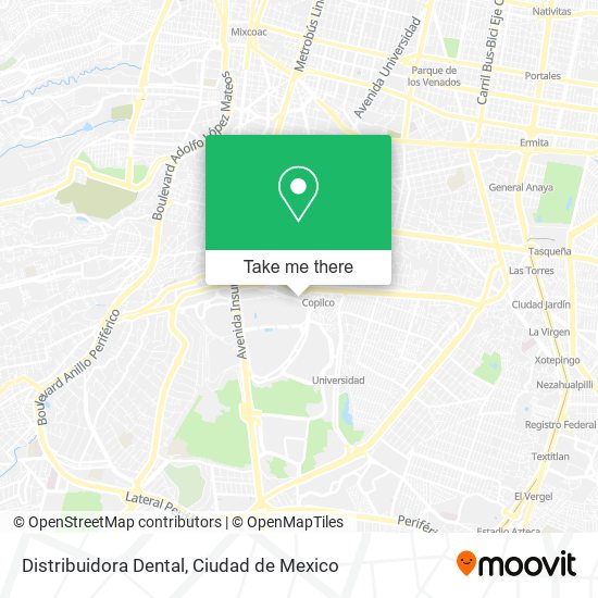 Distribuidora Dental map