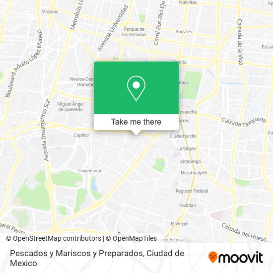 Pescados y Mariscos y Preparados map
