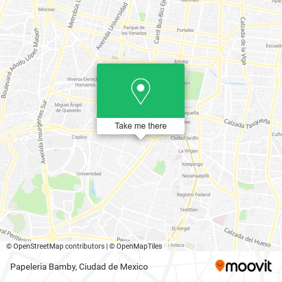 Papeleria Bamby map