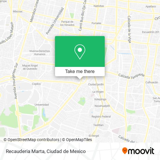 Recauderia Marta map