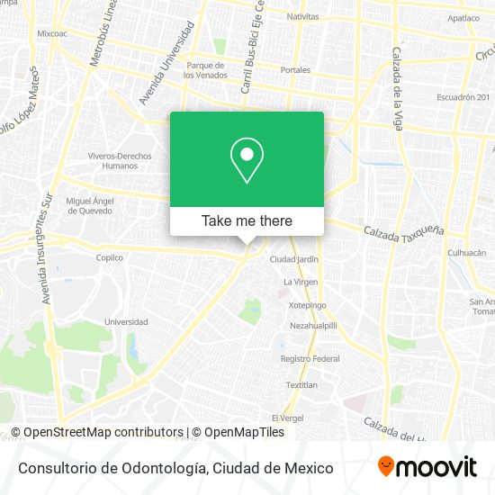 Consultorio de Odontología map