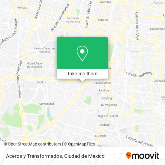 Aceros y Transformados map