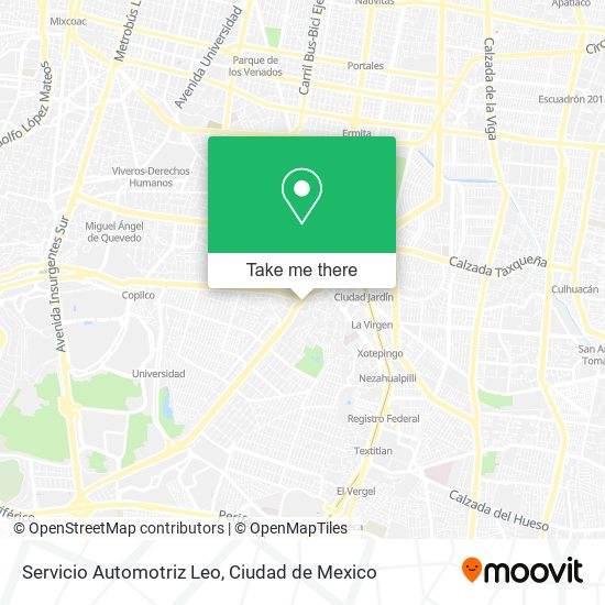 Servicio Automotriz Leo map