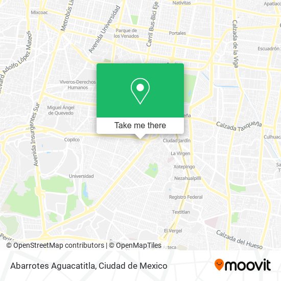 Abarrotes Aguacatitla map